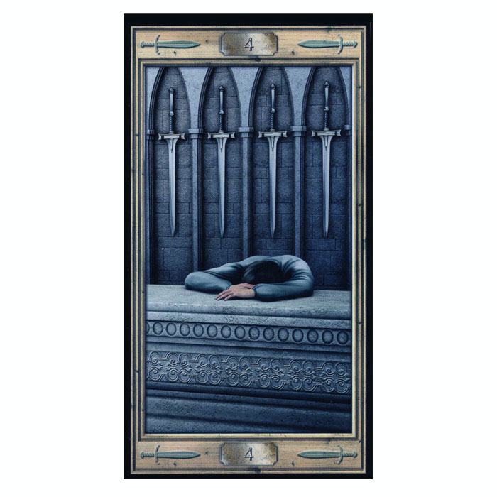 ピクトリアルキータロット『ソードの４（four of swords）』